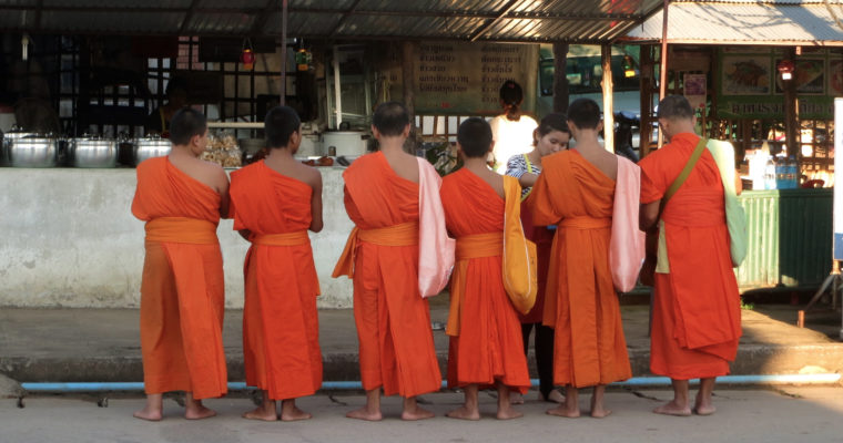 Monk Feeding